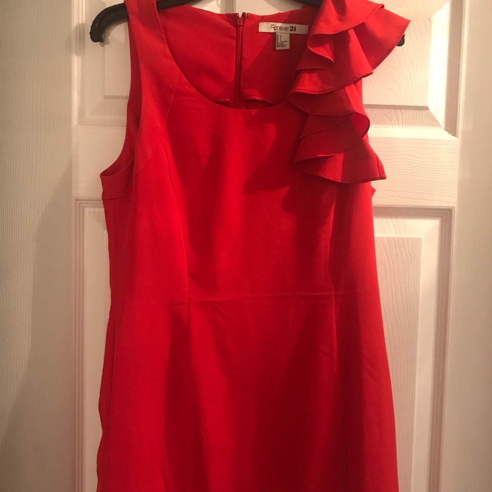 Forever 21 red sheath dress